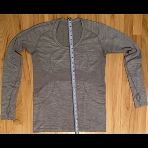 Lululemon heather gray - swiftly tech long sleeve shirt sz 12